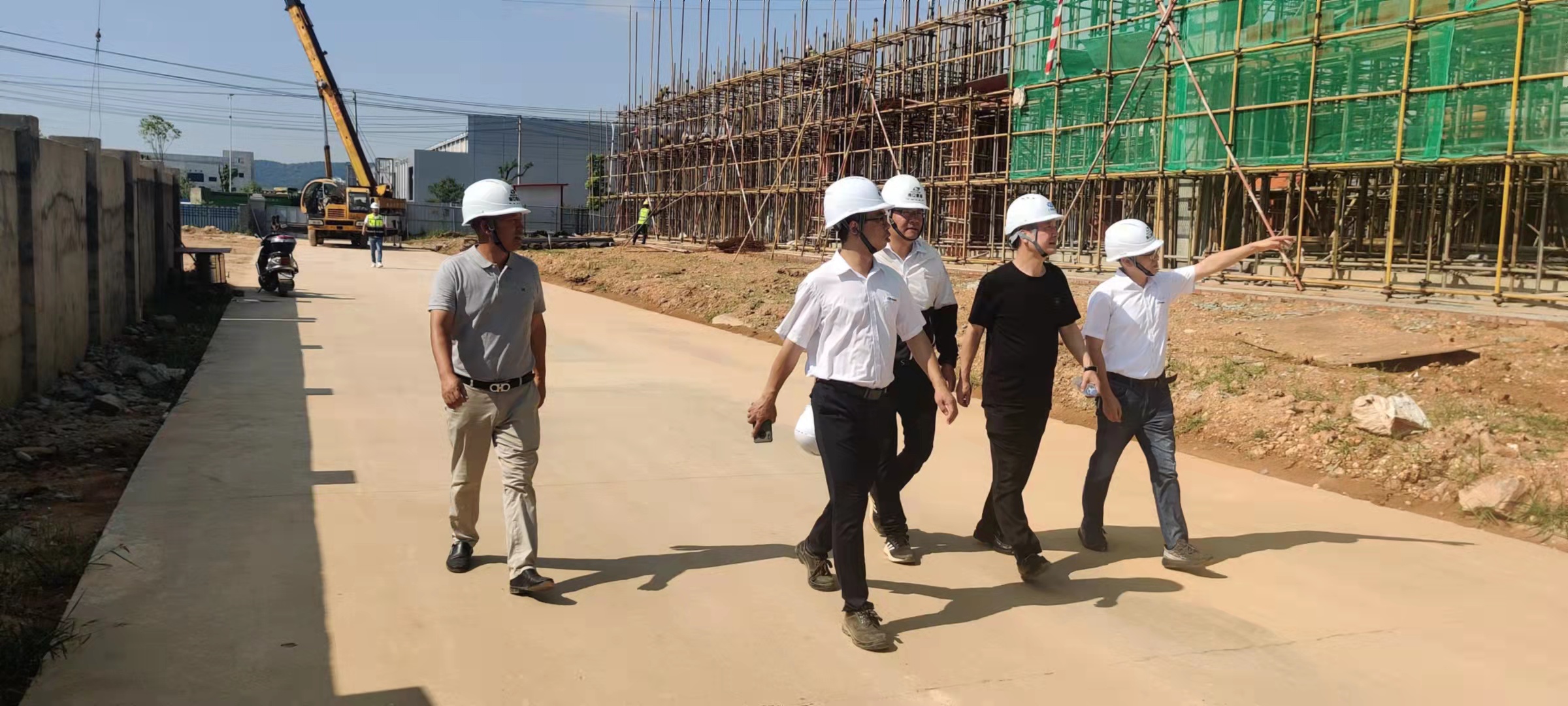 【N5工厂】威廉希尔新材全力以赴推进项目建设(图2)